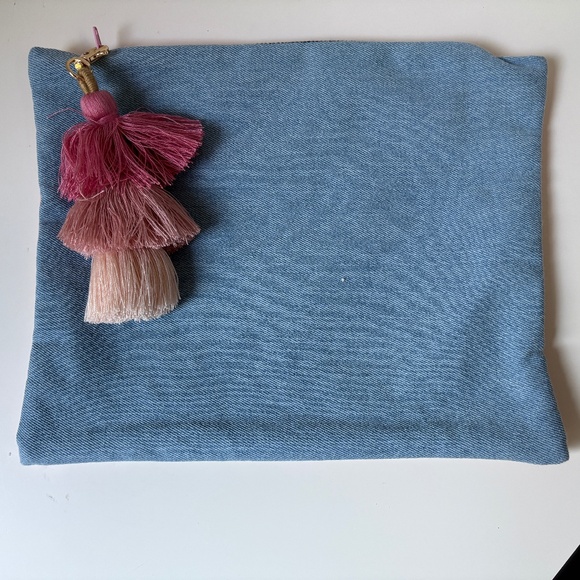 Designer Pink and Blue Bag (NWOT) - Picture 2 of 2